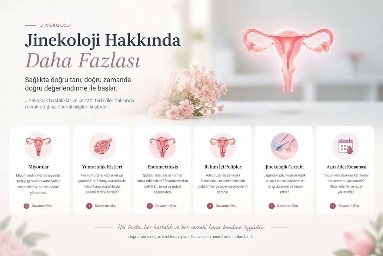 Jinekoloji Hakkında Daha Fazlası